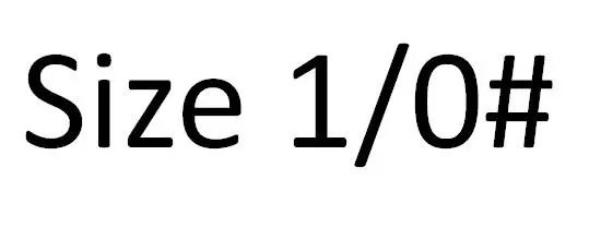 Size  1   0