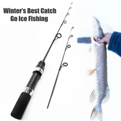 Caña de pesca en hielo ultraligera – Punta sensible para precisión
