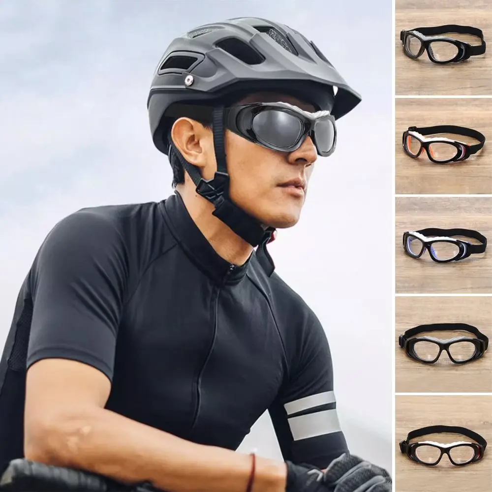 Gafas deportivas resistentes al impacto, lentes profesionales de protección ocular, Marco óptico, gafas de seguridad ajustables para ciclismo y baloncesto - imagen 4