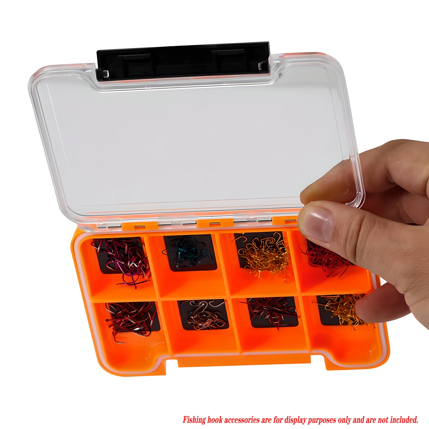 Caja de aparejos pesca varios compartimentos para anzuelos y señuelos - imagen 2