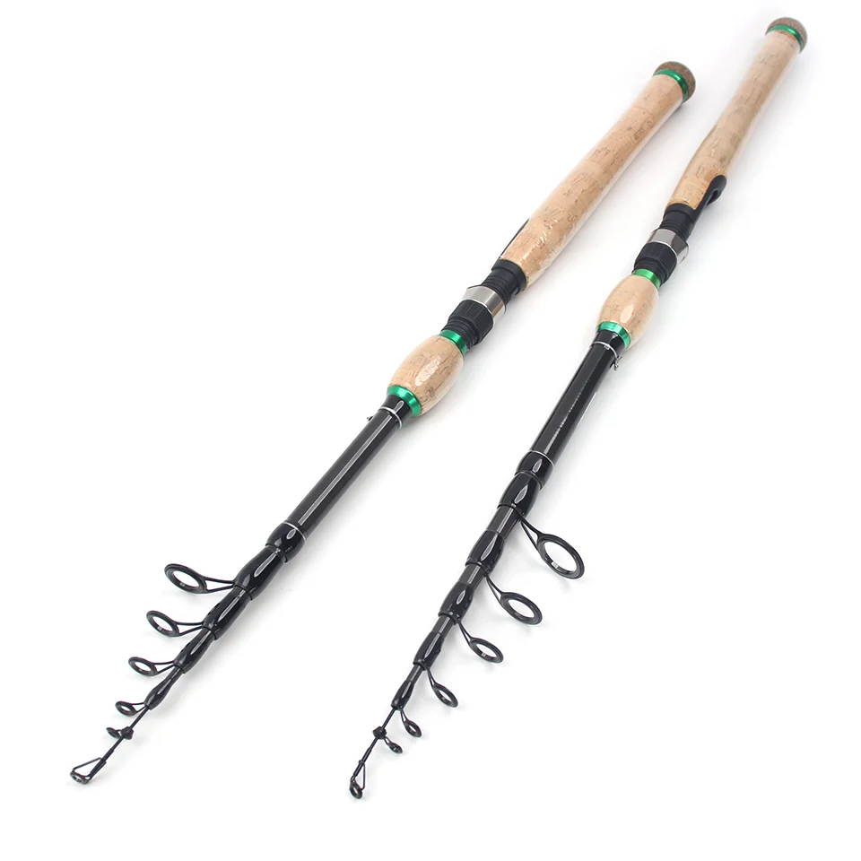 La caña de pescar de viaje definitiva, con su diseño telescópico ultracompacto, es el compañero perfecto para sus viajes de mochilero. - imagen 5