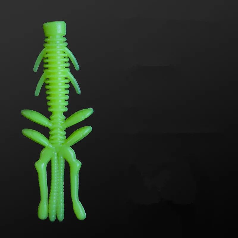 Señuelo de pesca flotante camarón cebo suave 5cm 6cm 7cm NED RIG gusano señuelos artificiales profesional negro Pit Drop-short Texas Rigs - imagen 2