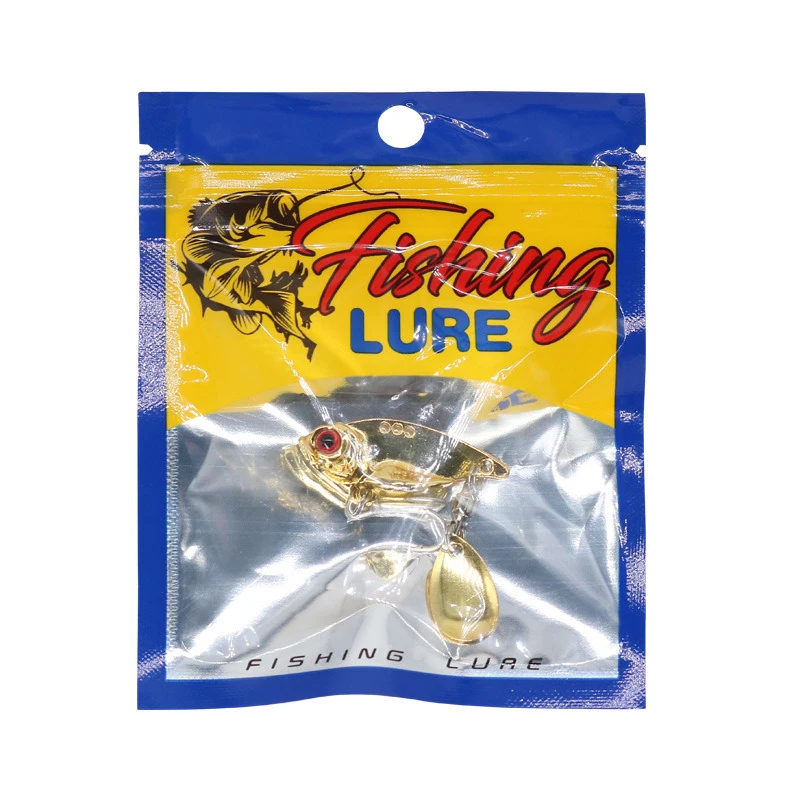 Señuelos de Pesca giratorios Wobblers cuchara de lentejuelas Crankbaits artificiales fácil brillo VIB cebos para Pesca con mosca trucha Pesca - imagen 5