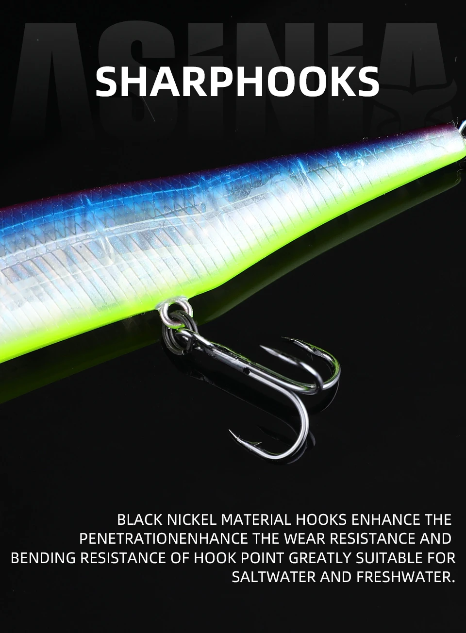 Sharphooks ganchos del tamaño de un bocado para su próxima aventura de pesca