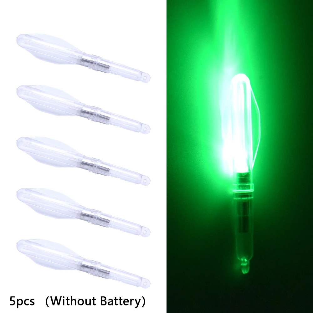 (Sin batería) 5 luces LED de pesca submarina, dedicadas a la pesca en el mar, herramienta de iluminación subacuática nocturna portátil