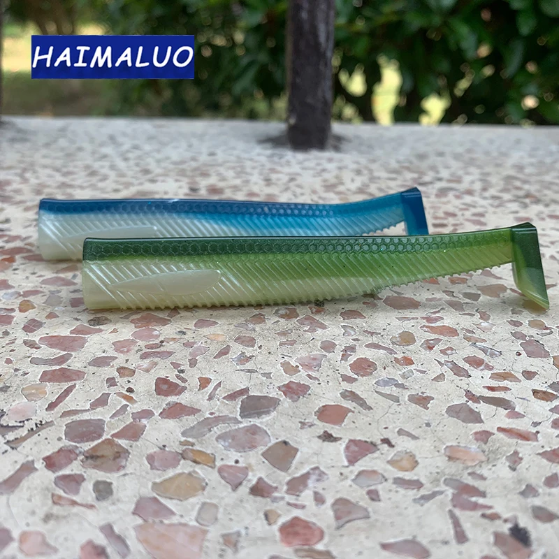 Señuelo Minnow de vinilo – Cebo artificial con cola para agua salada - imagen 2