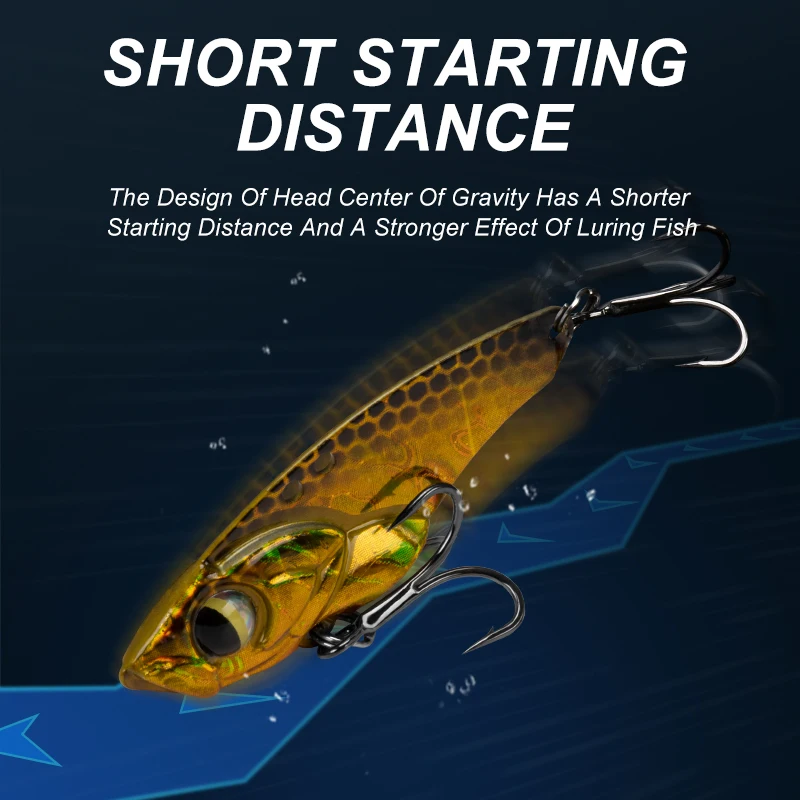 OBSESSION J103 5g 7g 10g 14g Micro Metal VIB cuchara señuelo de pesca hundimiento Artificial duro pequeño cebo de vibración de pesca con ganchos - imagen 5