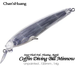 Hard Bait Chan'sHuang 120mm 14g – Señuelo con flash interior