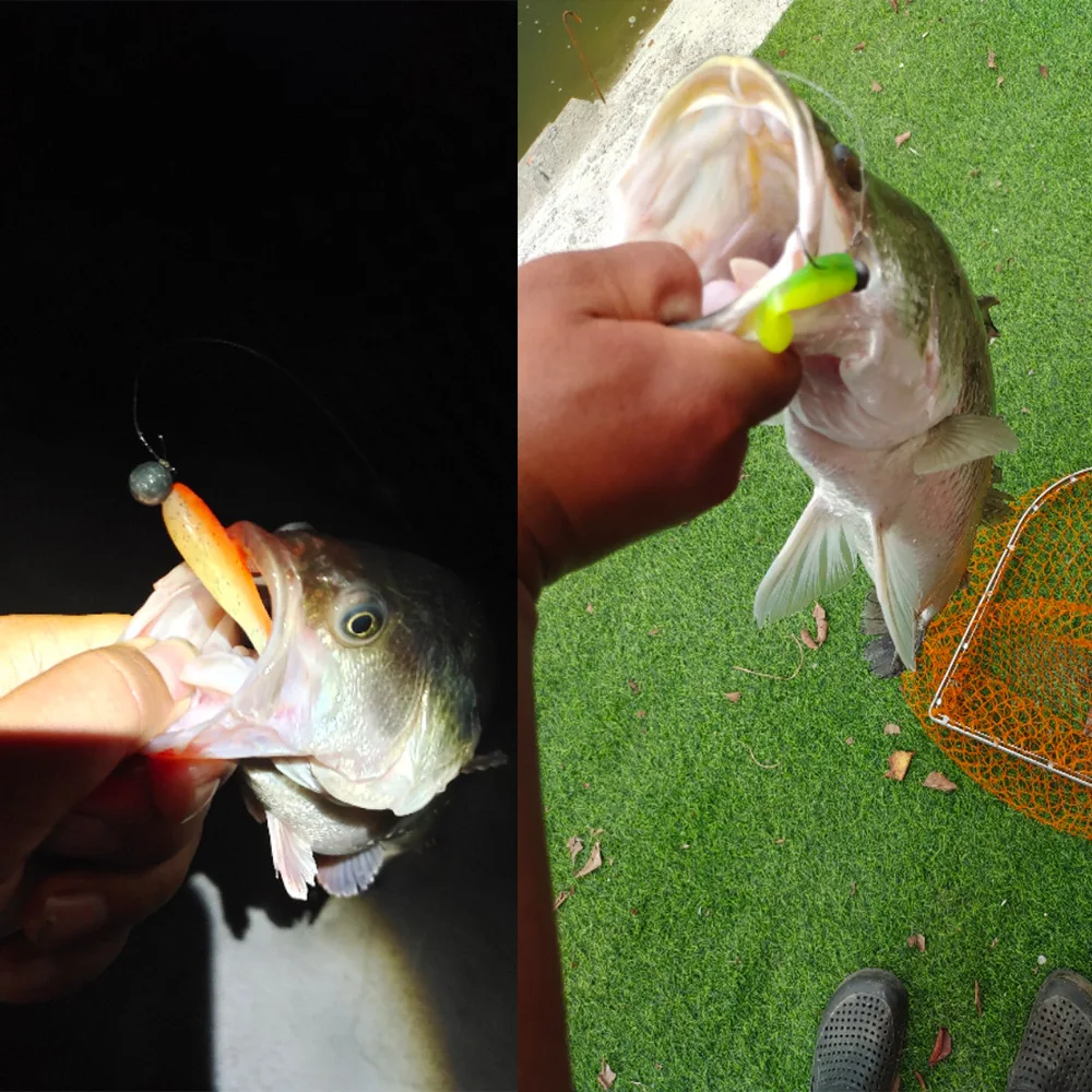 Supercontinent-Señuelos de Pesca de 40mm y 50mm, cebo Artificial suave, fácil de enganchar, Lucio grande, shiner 2023 - imagen 2