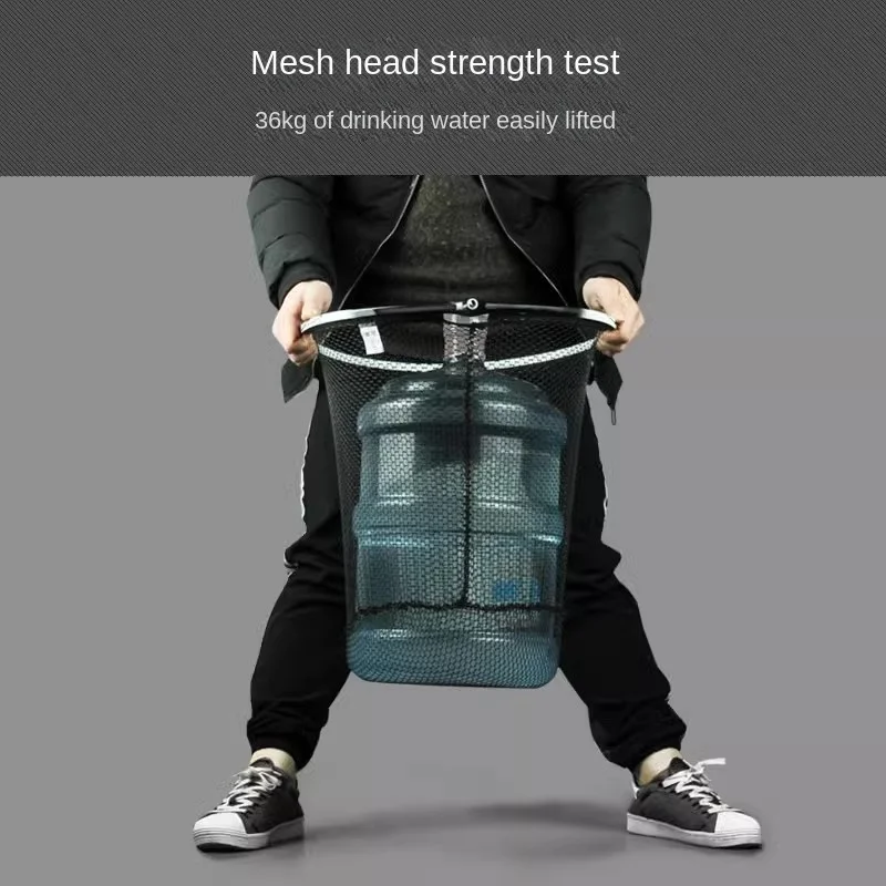 Cabeza de red de pesca LINNHUE, bolsa de red, pegado competitivo, anillo de aleación de nano titanio antigancho, lados súper duros - imagen 2