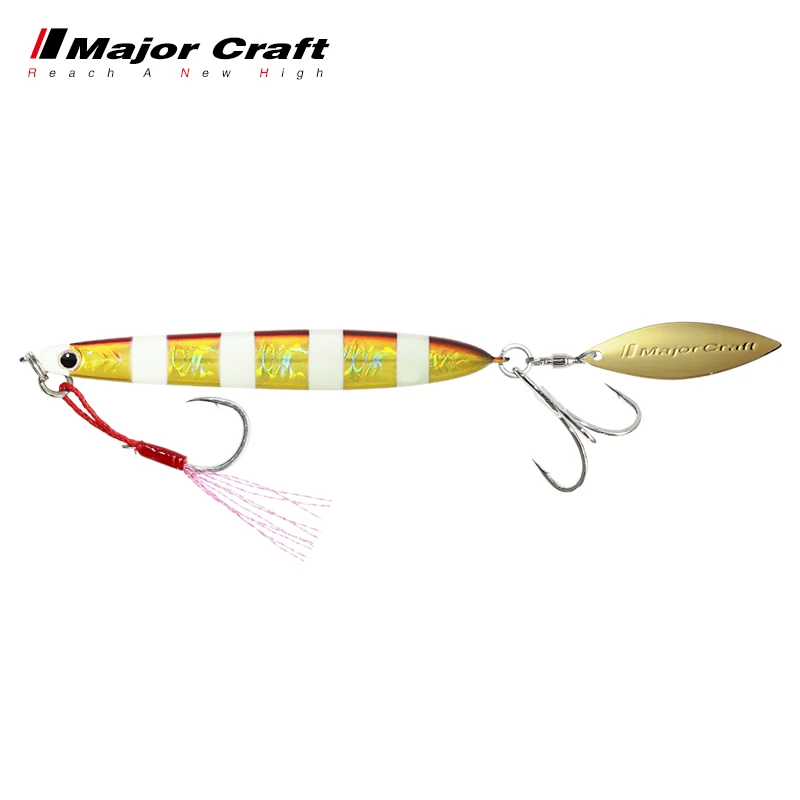 Majorcraftssea-Cebo de placa Lua de tiro ultralargo, MAKI-JET de marca de caballo de 60g con lentejuelas, cebo falso, pez de plomo - imagen 3