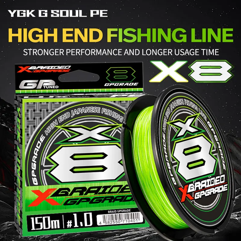 Trenzada YGK G-Soul PE X8 – Multifilamento japonés para agua salada - imagen 2