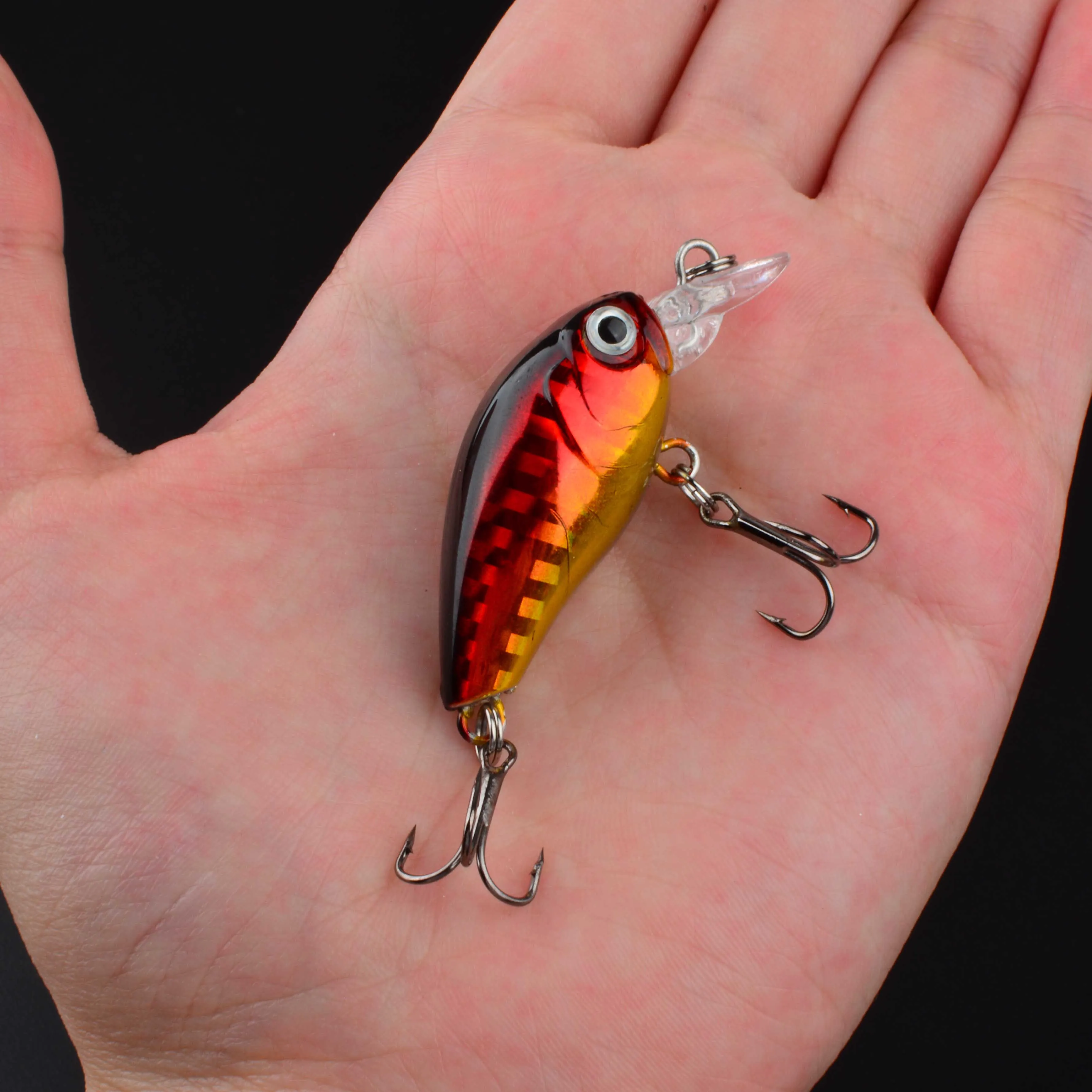 Señuelo de pesca Minnow, 45mm, 3,8g, cebo duro Crankbait, Wobbler Artificial Topwater, lubina, Japón, accesorios de pesca con mosca, 1 ud. - imagen 4