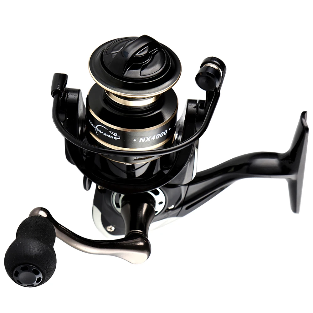 Carrete de pesca con señuelo giratorio, bobina de pesca, peso ligero, rueda giratoria, arrastre máximo de 10kg, 2000, 3000, 4000, 5000, 6000, 7000 - imagen 5