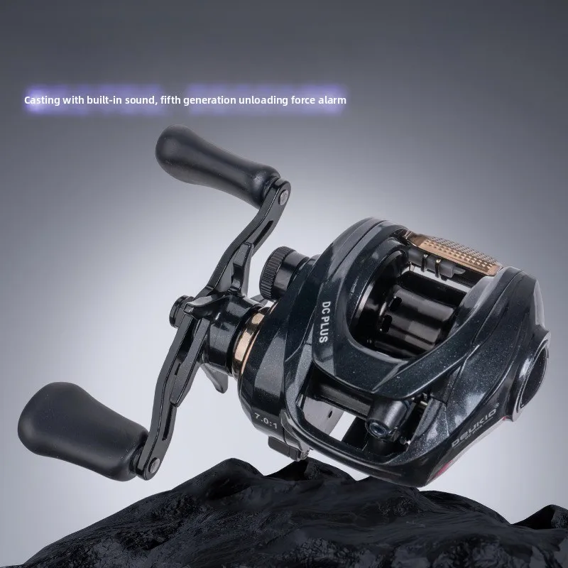 DC PLUS Carrete de Pesca Metálico Antiexplosión – Sonido Lanzamiento - imagen 4