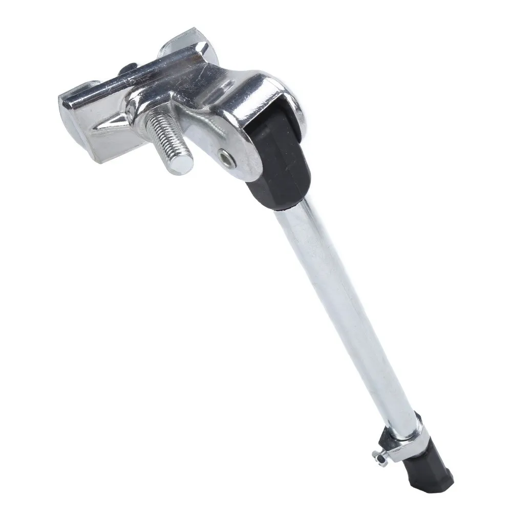 Soporte de bicicleta ajustable, aleación de aluminio, soporte lateral trasero estable para bicicleta, soporte central para rueda de 24-27 pulgadas - imagen 4