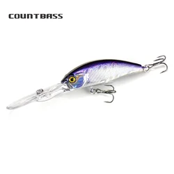 Countbass Shad Style Crankbaits 57mm/2,2 "7,3g/0,26oz señuelo de pesca Wobblers Bass cebo duro flotante