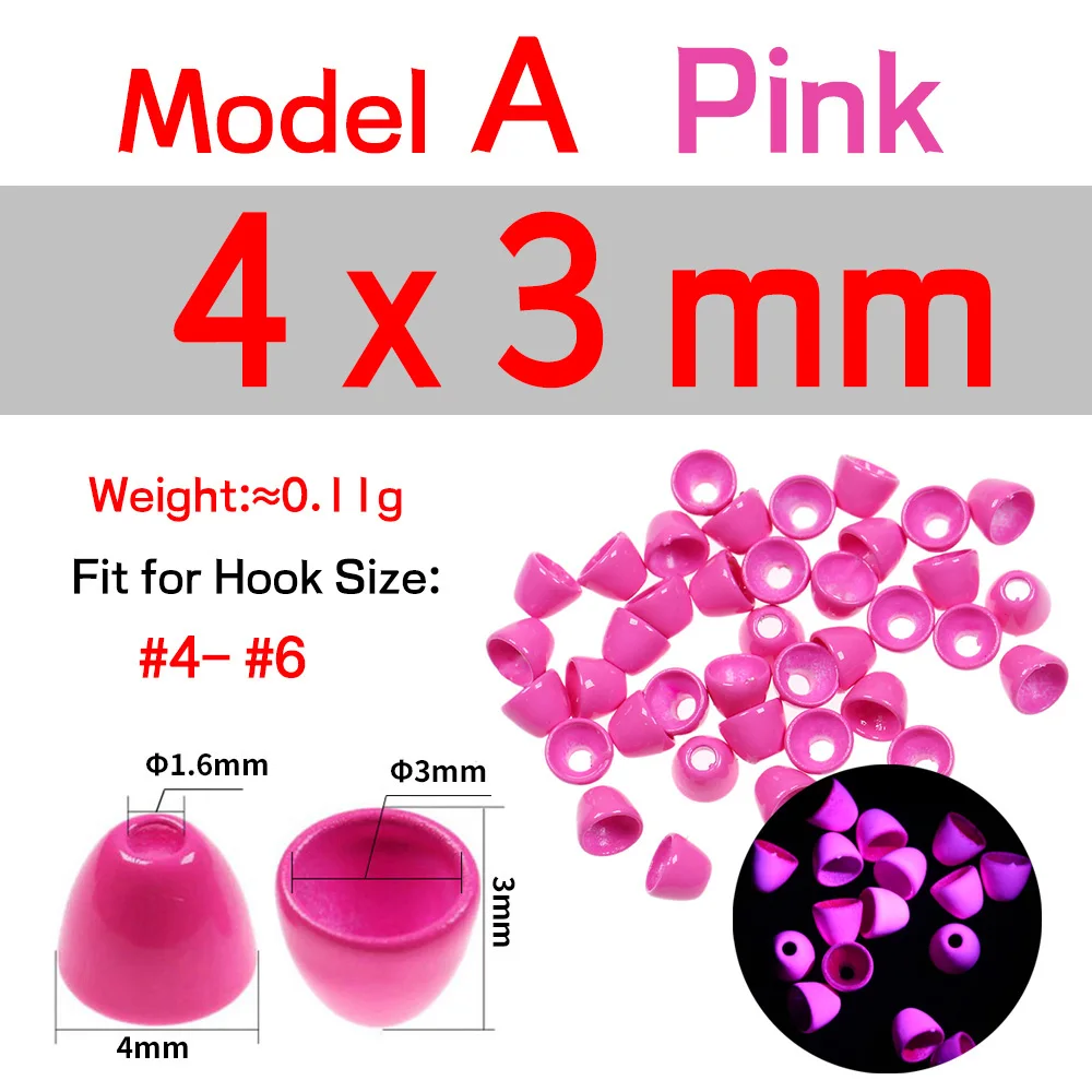 20pc Pink 4X3mm A