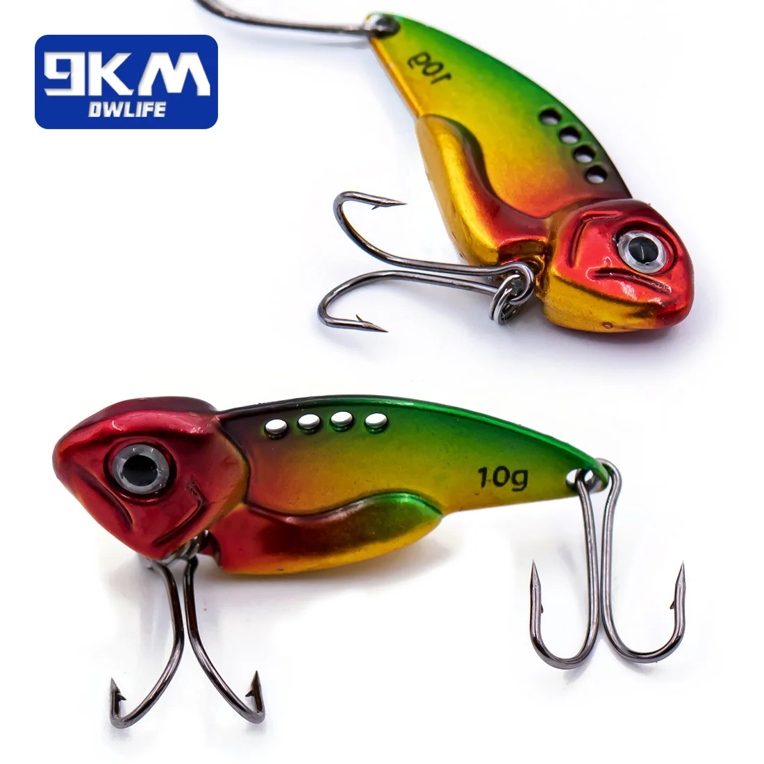 9KM 25 uds anzuelo doble de pesca anzuelos de pesca dobles de agua salada anzuelo de pesca pequeño atado de moscas señuelo reemplazar gancho - imagen 5