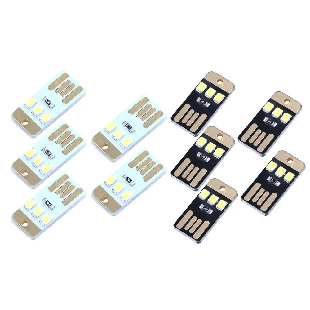 Bombilla LED con USB para ahorro de luz, luz nocturna pequeña para bebé, llavero para exteriores, lámpara para tienda de campaña - imagen 3