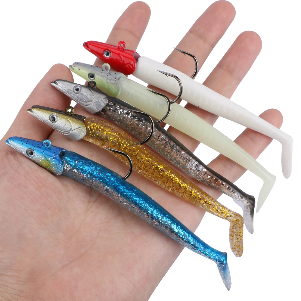 Goture-señuelo de pesca de 11cm y 22g, cabeza de plantilla de simulación 3D con cuerpo suave de PVC, cebo Artificial, señuelo de pesca que se hunde para carpa, 4,33 pulgadas, 0,78 oz - imagen 5