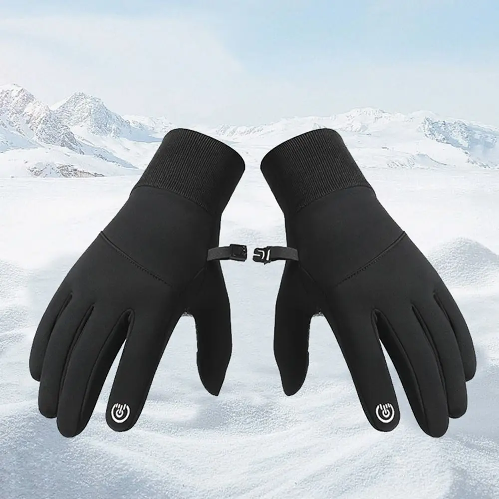 Guantes cálidos de invierno para regalo, manoplas deportivas ultraligeras con pantalla táctil, manoplas antideslizantes con dedos completos para montar al aire libre, equipo de equitación - imagen 3