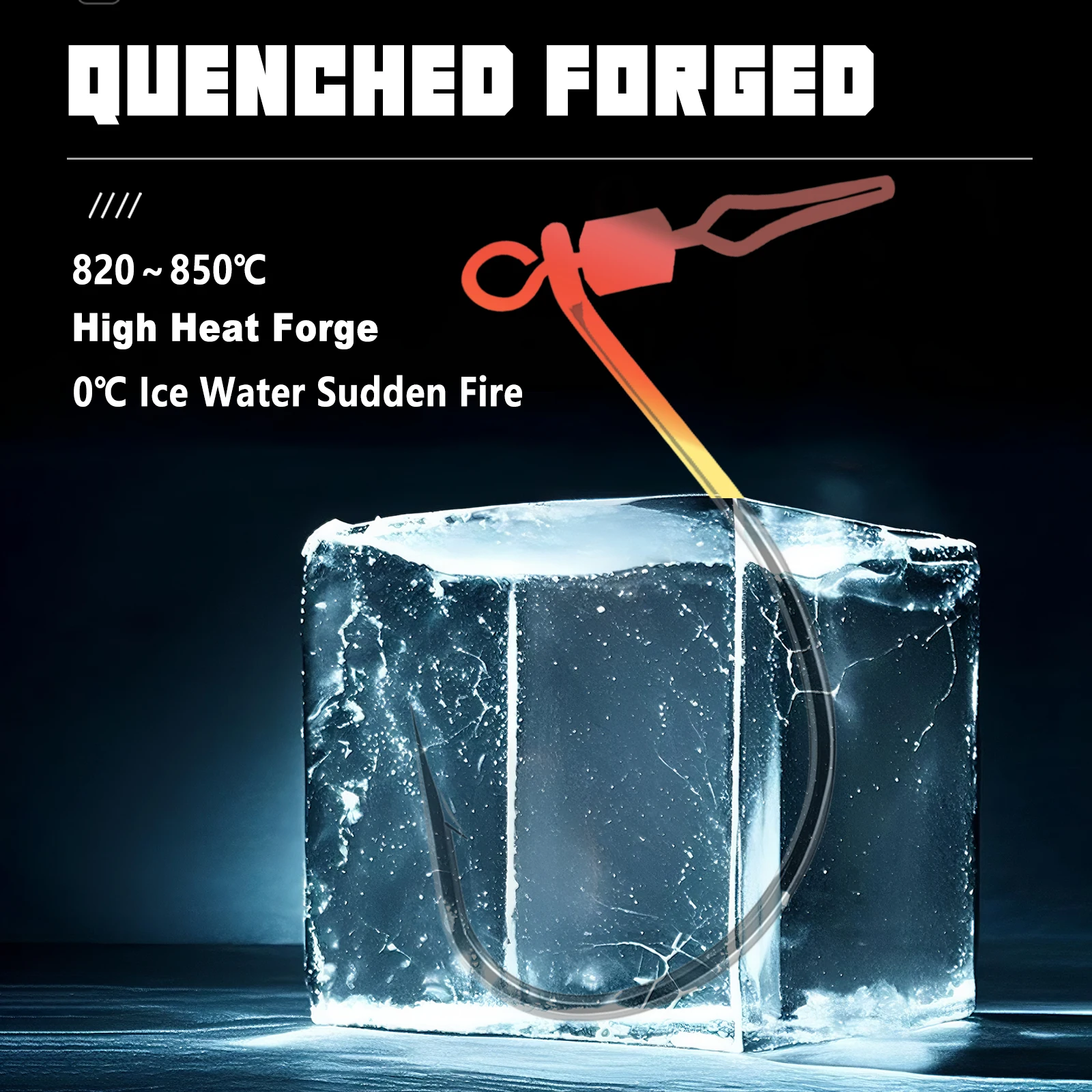 9KM 30 Uds anzuelos de tiro caído con giratorios Ewg anzuelos de pesca de lubina anzuelo de gusano para aparejo Texas acero rico en carbono - imagen 5