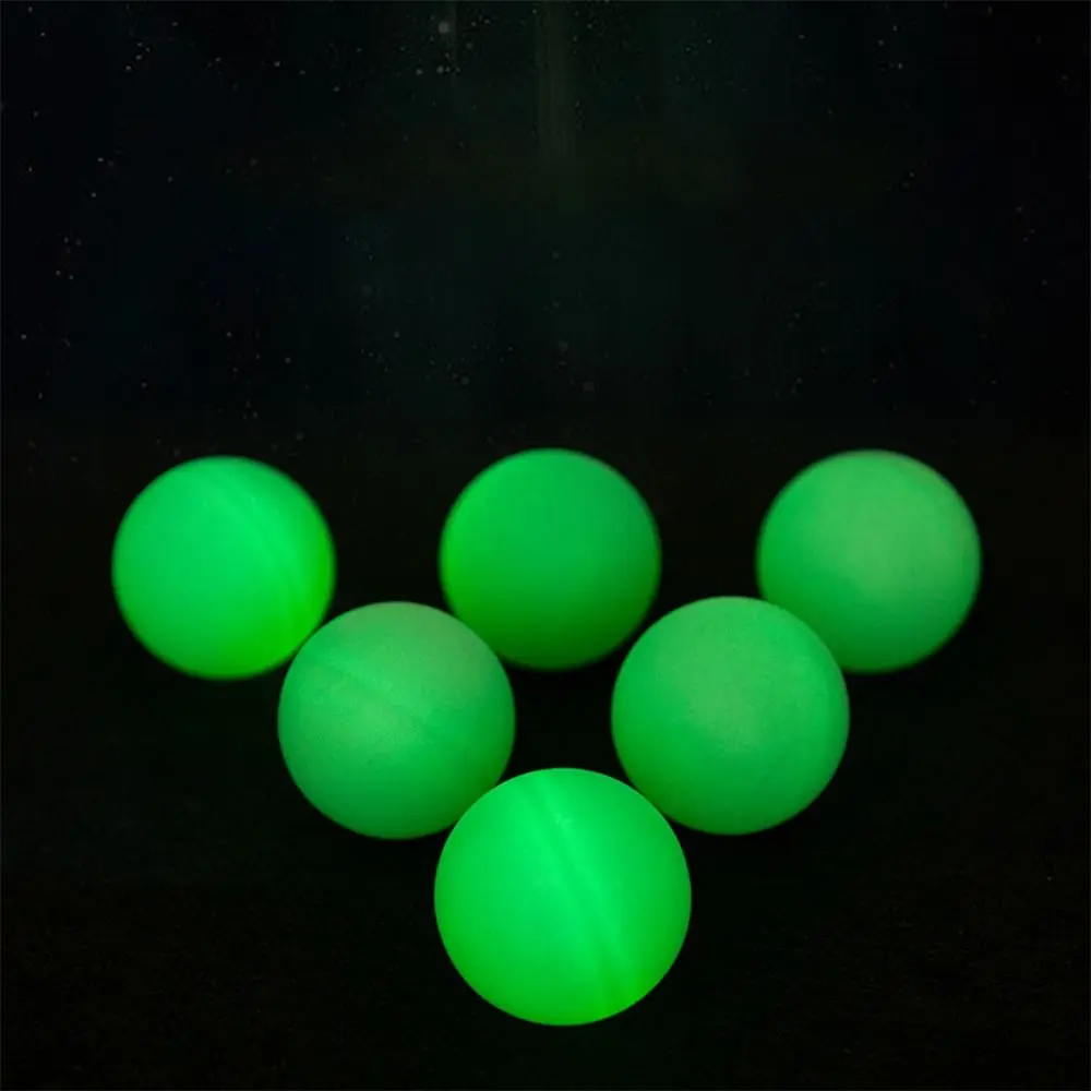 10 Uds. Nueva pelota de Ping Pong luminosa de alta elasticidad, nuevo Material, pelotas de tenis de mesa, pelotas blancas de Pingpong, pelotas profesionales - imagen 2