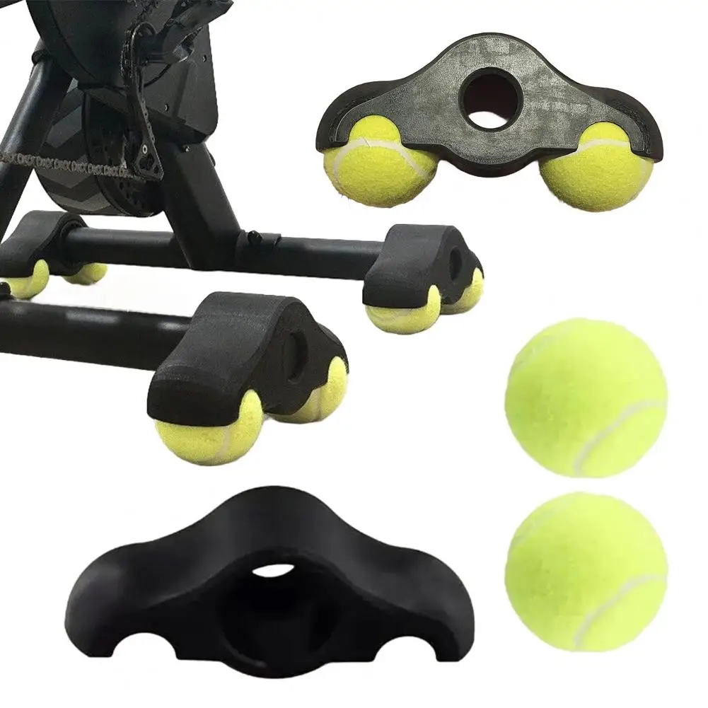 4 Uds 8 pelotas de tenis almohadillas para pies de bicicleta Wahoo Kickr Core Fitness bicicleta almohadillas para pies absorbentes de golpes Protector de suelo bolas basculantes - imagen 5