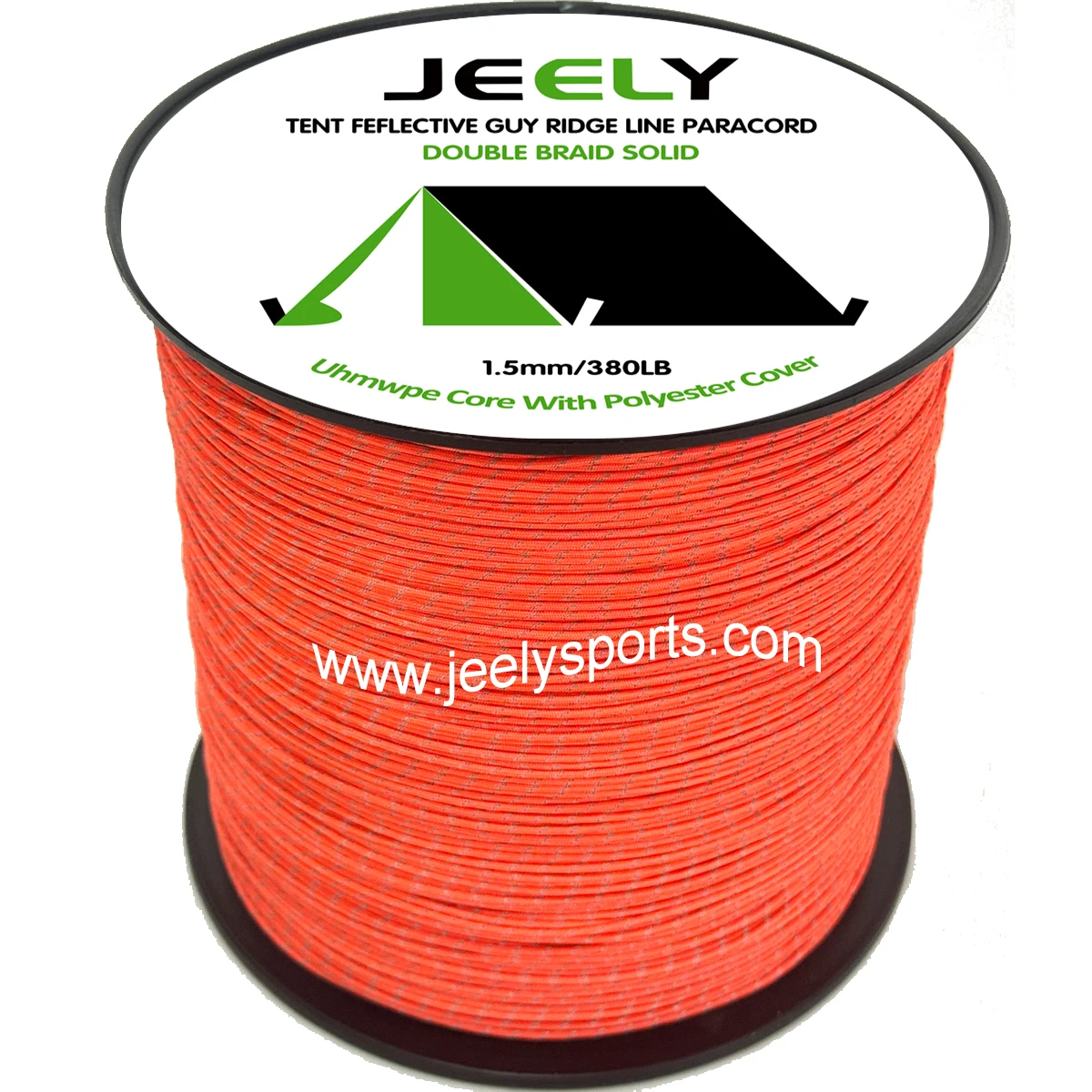 Cuerda reflectante con núcleo UHMWPE y recubrimiento de poliéster - imagen 2