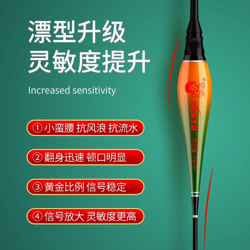 Flotador de pesca LED inteligente, boya de recordatorio altamente sensible, Sensor de gravedad, estroboscópico de pesca nocturna eléctrico brillante, cola larga, novedad de 2025 - imagen 4