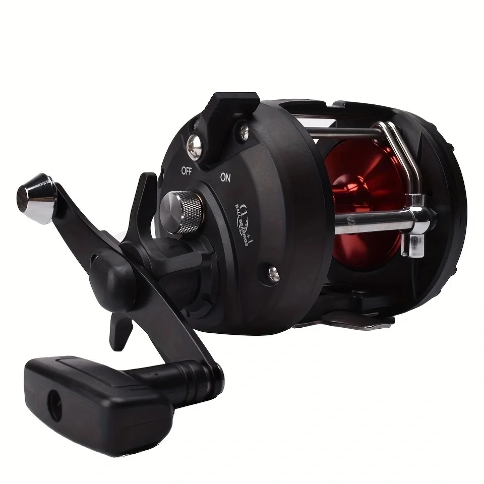 Carrete de pesca con sistema de arrastre de carbonita, marco ligero resistente a la corrosión, carrete de Baitcasting - imagen 2