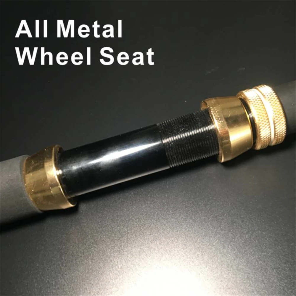 Balanzze-Caña de curricán para pesca en barco de mar, agua salada, resistente, nailon, caña de caza mayor, 5 + 1 guías, 5,6 pies, 30-130lbs - imagen 4