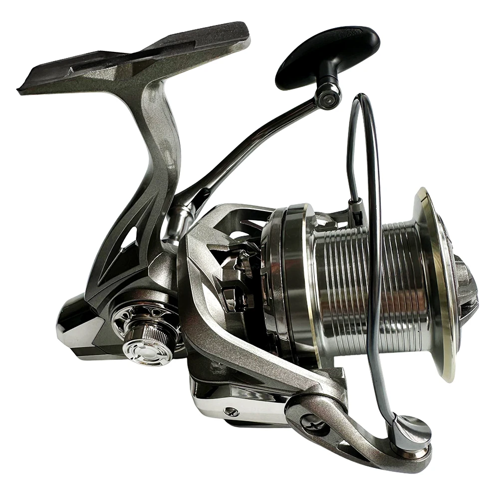 Carretes de pesca giratorios grandes y duraderos de 20KG de arrastre máximo, carrete de pesca de carpa de agua dulce y salada NGK 8000/9000/10000/12000/14000 - imagen 4