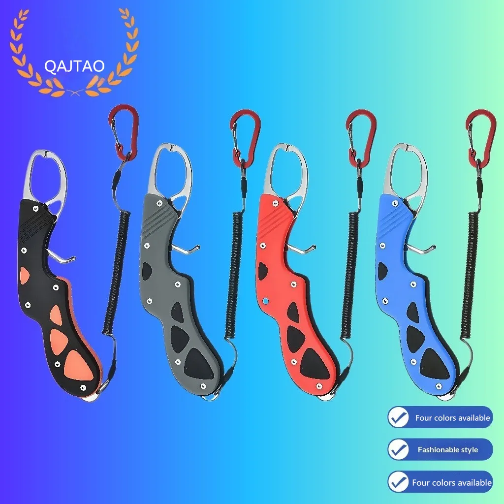 Juego de controlador de peces con abrazadera para cebo de pescado, hecho de acero inoxidable, calidad confiable, alicates de pesca, equipo de pesca con clip para labio