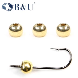 B & U Kit Micro Plomo DIY con anzuelos de ojo grande y pesas bala