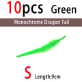 S 10pcs Green