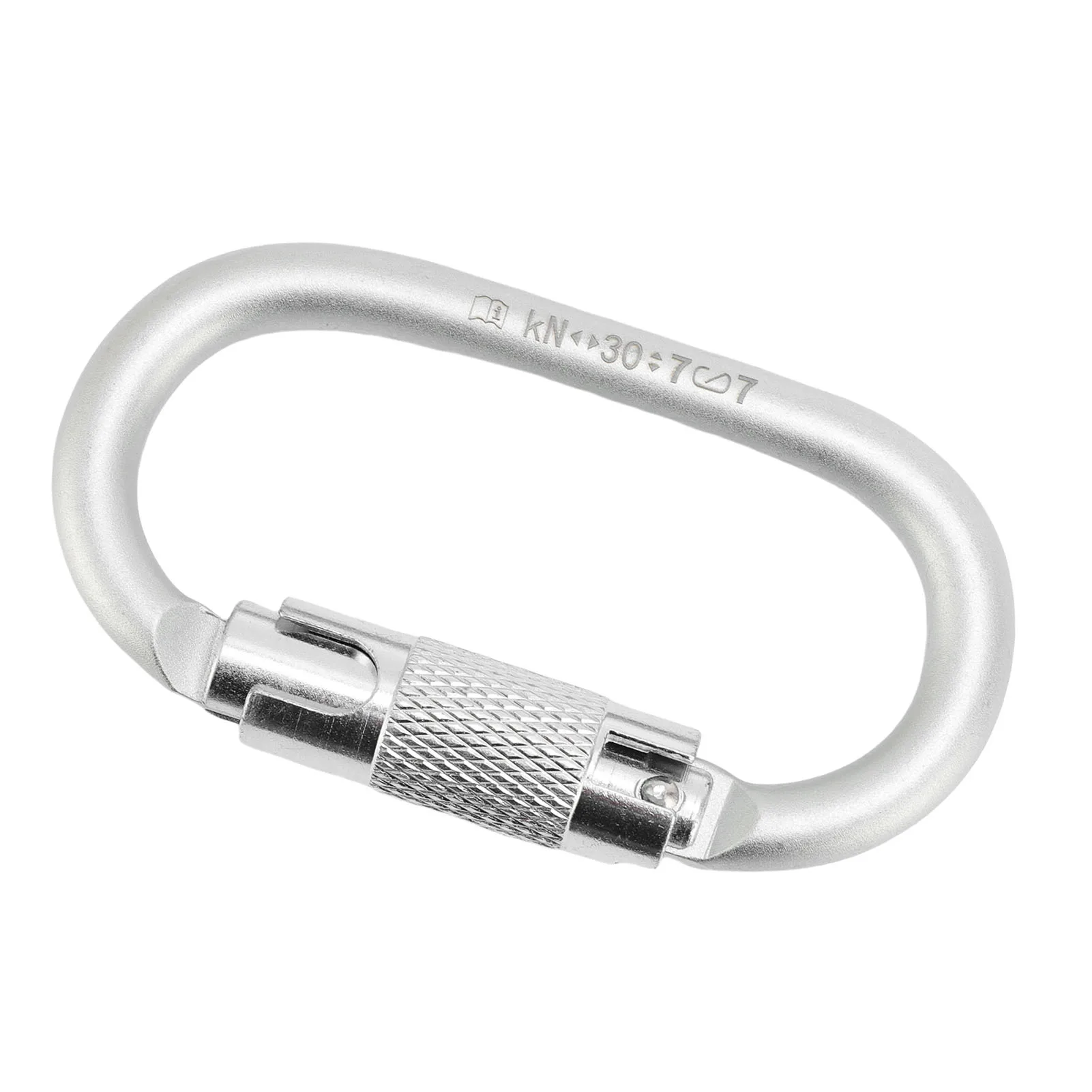 Mosquetón de Seguridad Aluminio con Bloqueo Automático para Pesca - imagen 4