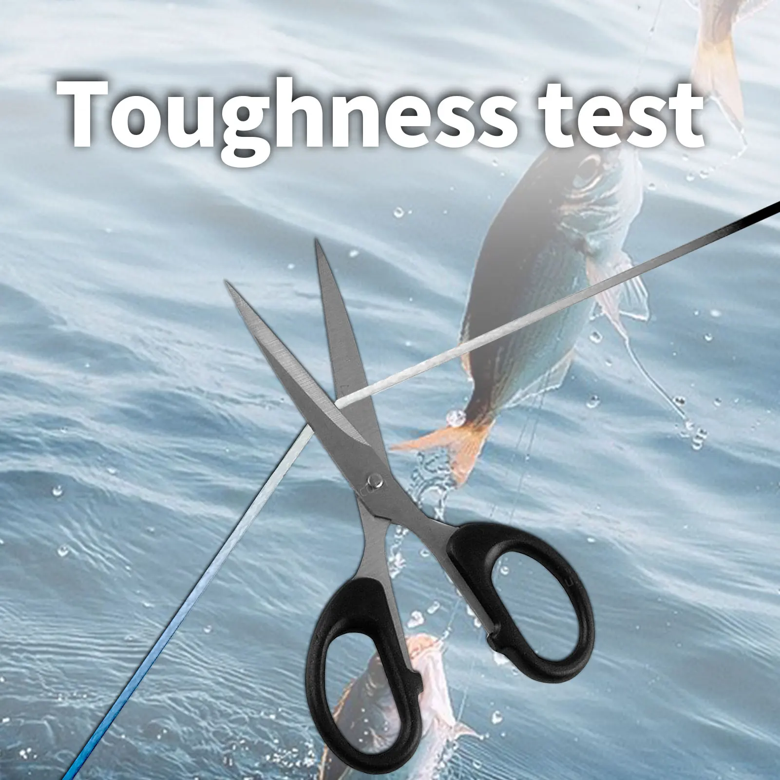 ORJD-sedal de Pesca trenzado, 8 hebras, multifilamento de carpa, 100M, alambre japonés 100% PE, azul blanco, accesorios de Pesca en agua salada - imagen 4