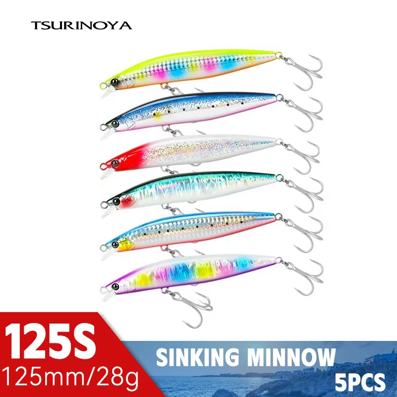 TSURINOYA Minnow Stinger 125S – Señuelo minnow 125mm 28g