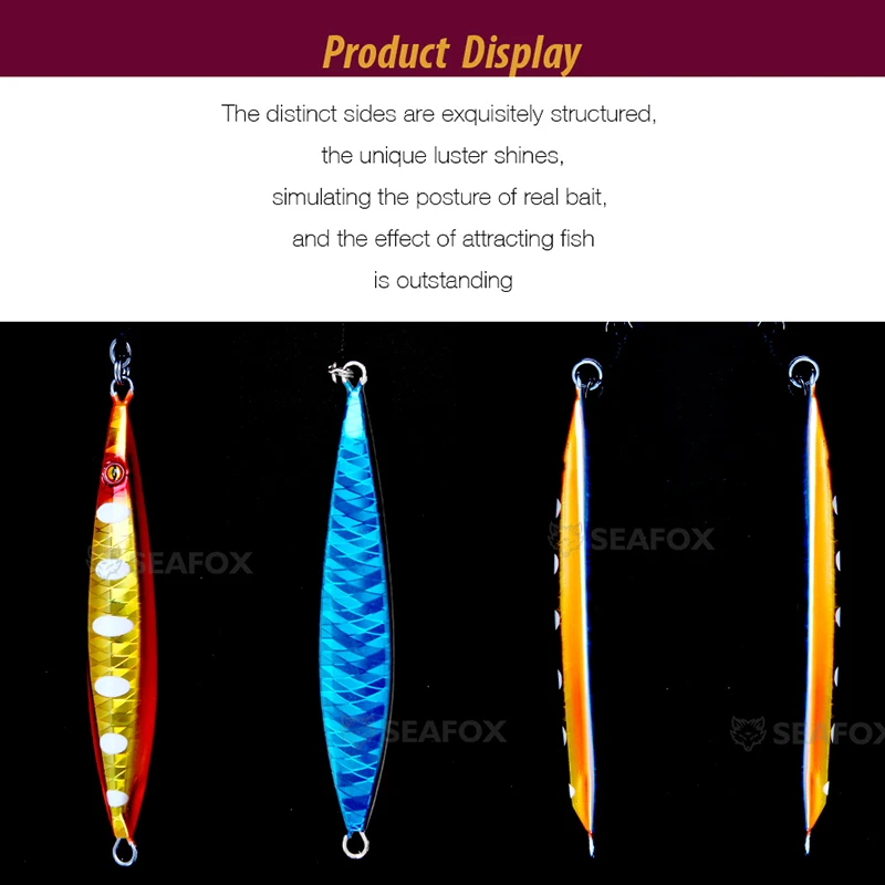 Jigging Luminoso 094 UV – Plomo 20-100g para atún - imagen 2