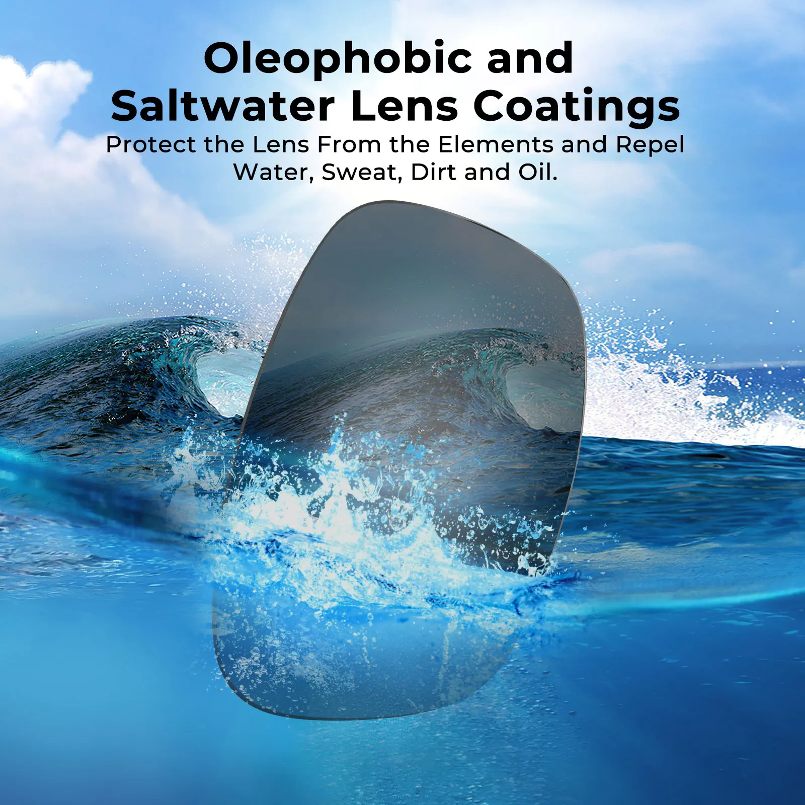 KastKing Tenmile Gafas de sol polarizadas para hombres y mujeres Protección UV Deporte Ciclismo Pesca Bicicleta Senderismo al aire libre - imagen 4