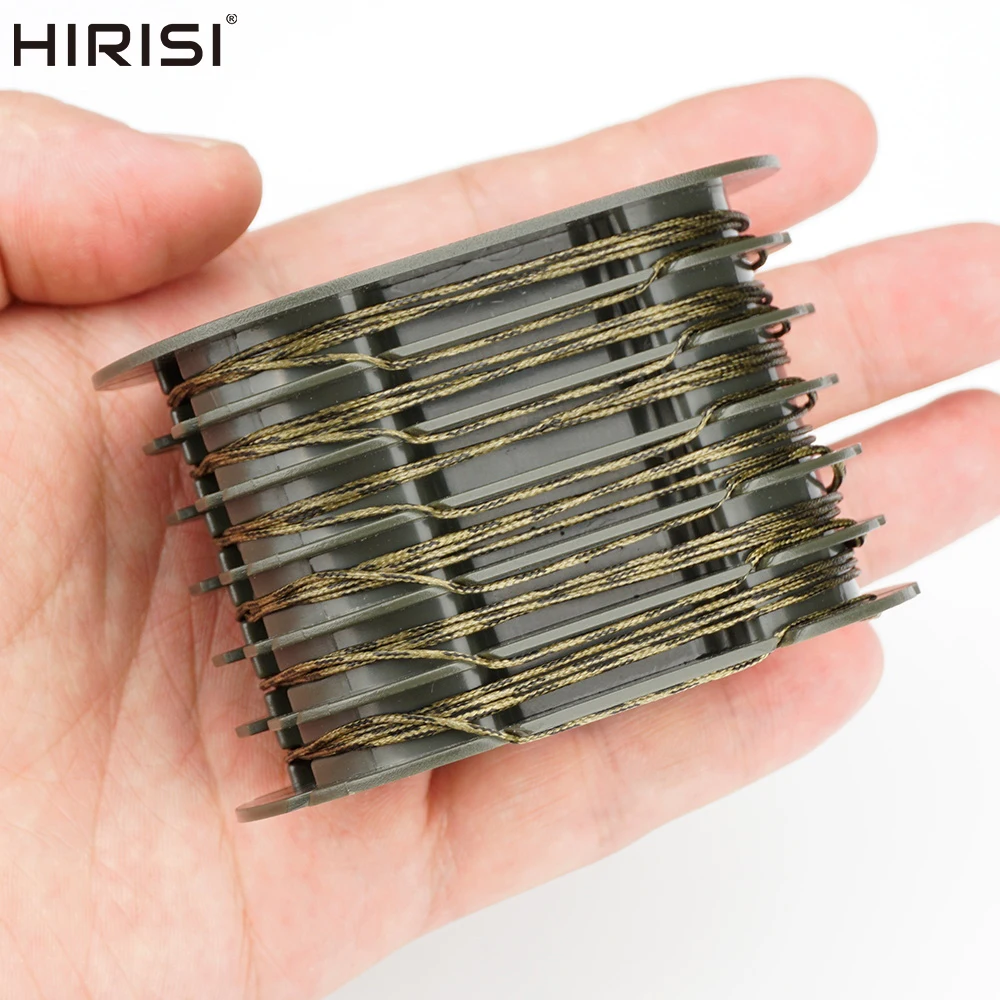 Leadcore Hirisi W301 – Línea trenzada con núcleo plomo para carpa - imagen 4