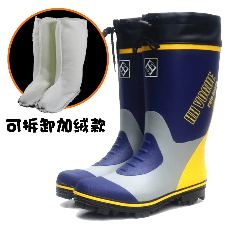 Botas de pesca impermeables antideslizantes con forro polar - imagen 2
