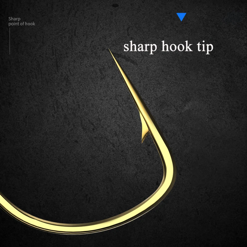 40 pares de anzuelos de pesca con línea Tippet de 25cm para peces pequeños, anzuelos dobles de acero al carbono, carpa con púas para peces - imagen 3