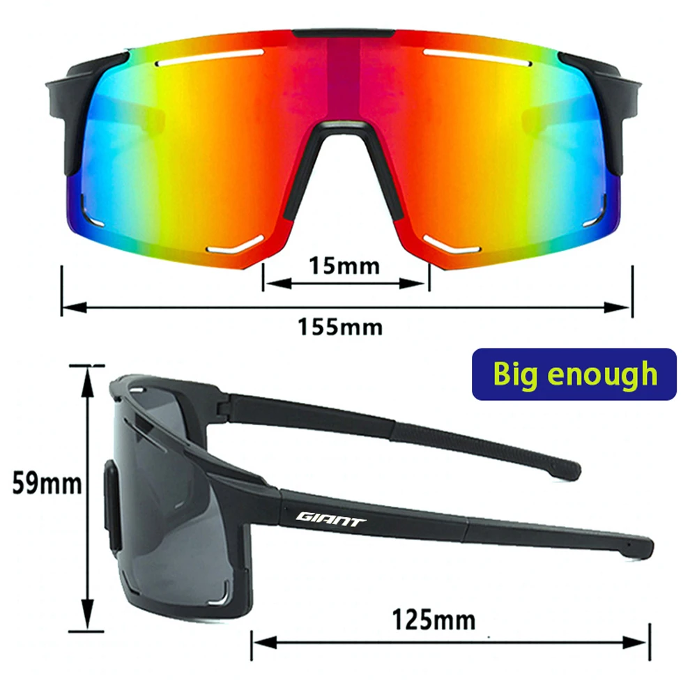 Giant【Gafas de sol de pesca para ciclismo de tendencia de moda: unisex, protección UV, ligeras y duraderas, imprescindibles para exteriores - imagen 5