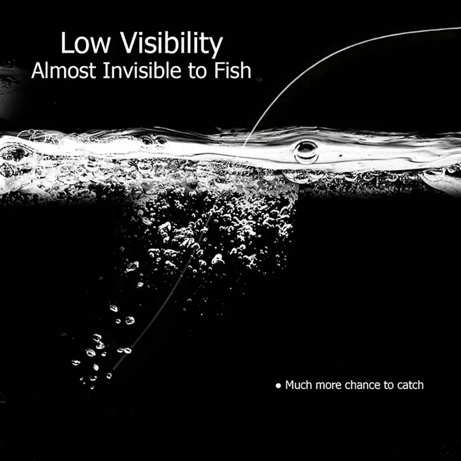 10 Uds. Cebo de pesca de nailon hilo elástico 0,2mm de longitud 656 pies línea de cebo de pesca Invisible accesorios de herramientas de pesca blanco - imagen 3