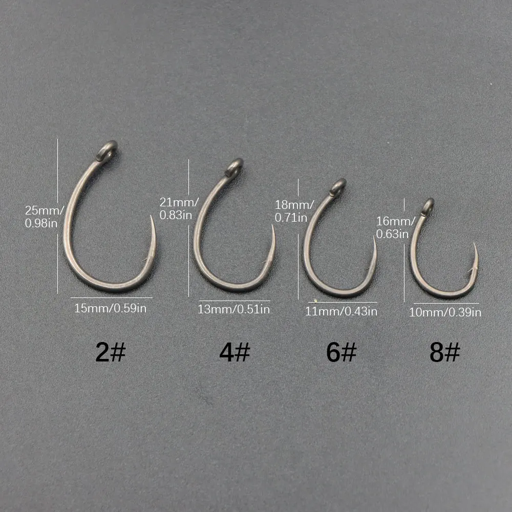 6 uds pesca de carpa aparejos de pelo listos atados aleación de acero anzuelo de pesca de carpa línea trenzada para método alimentador accesorios de pesca aparejos - imagen 3