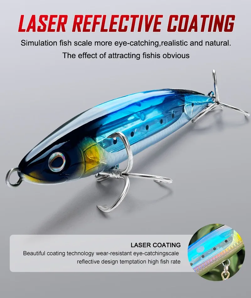 Variedad de colores disponibles del señuelo AJLURES