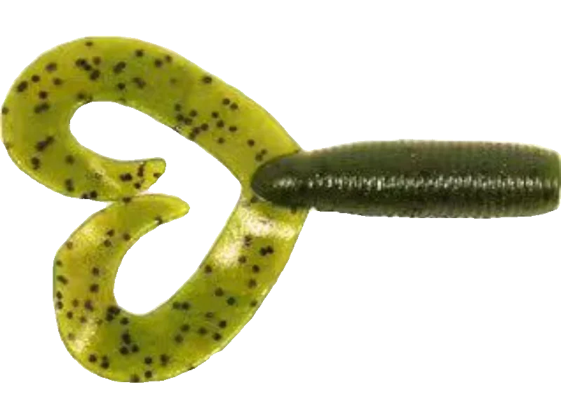 YAMAMOTO 4 pulgadas doble rizo cola gusano doble cola larva mandarín perca alta gravedad específica señuelo suave - imagen 5